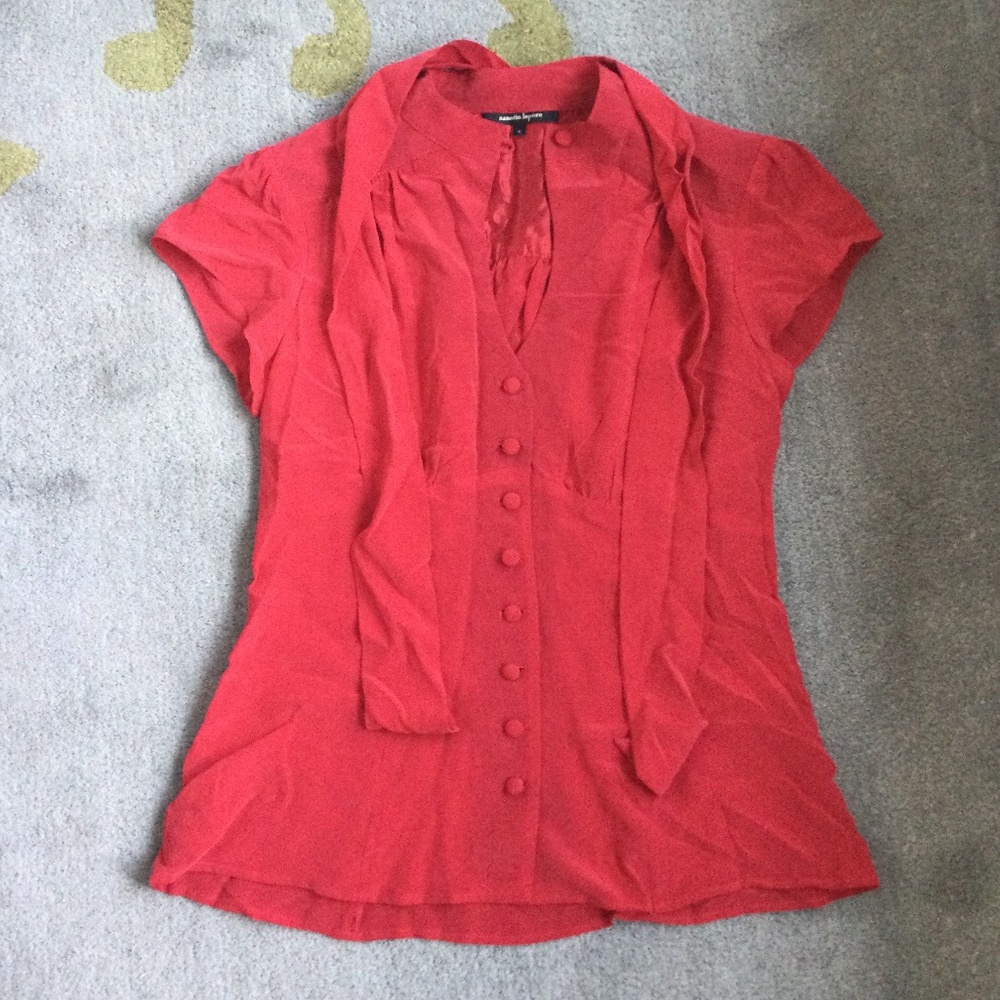 Nanette Lepore silk blouse sz 4